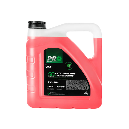 (OAT) Red 50% Antifreeze Coolant 4L - Proquisur Egypt - 8429325013588